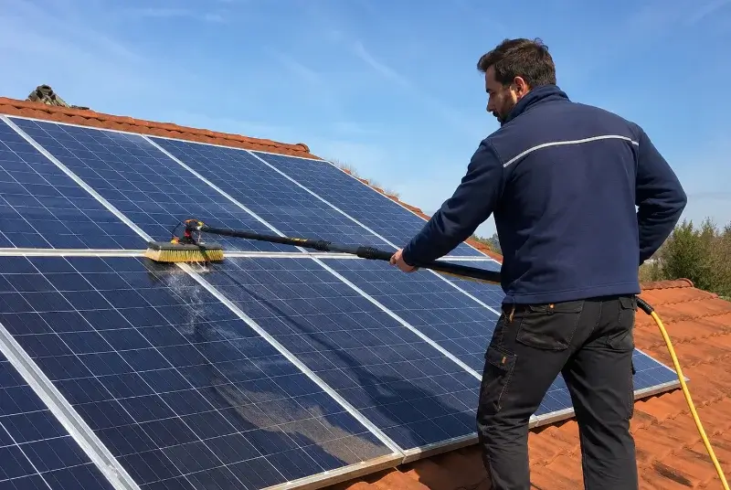 Nettoyage et entretien de panneaux solaires à Ciboure